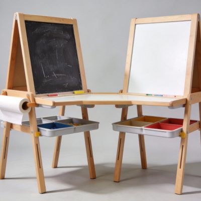 Double-Sided Kids Art Easel Table